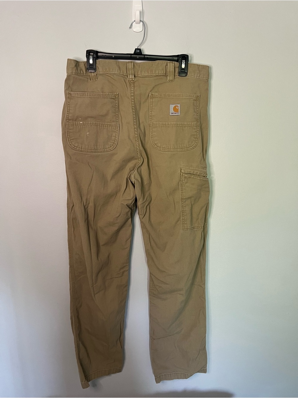 Carhartt Relaxed Fit Men’s Chino Pants in Khaki size 36X34 - Picture 4 of 10